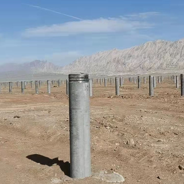 新疆若羌水泥管桩 成功供应光伏桩 30万米